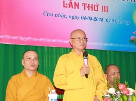 Đạo từ của TT Trụ trì tại Vòng chung kết Hội thi Kể chuyện Cuộc đời đức Phật